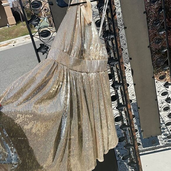 Sequin Halter Dress  - Picture 1 of 6